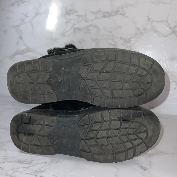 Cool Comfy Buckle Boots. Suede Leather Upper w/ faux furry liner by Melrose Ave - Picture 8 of 15